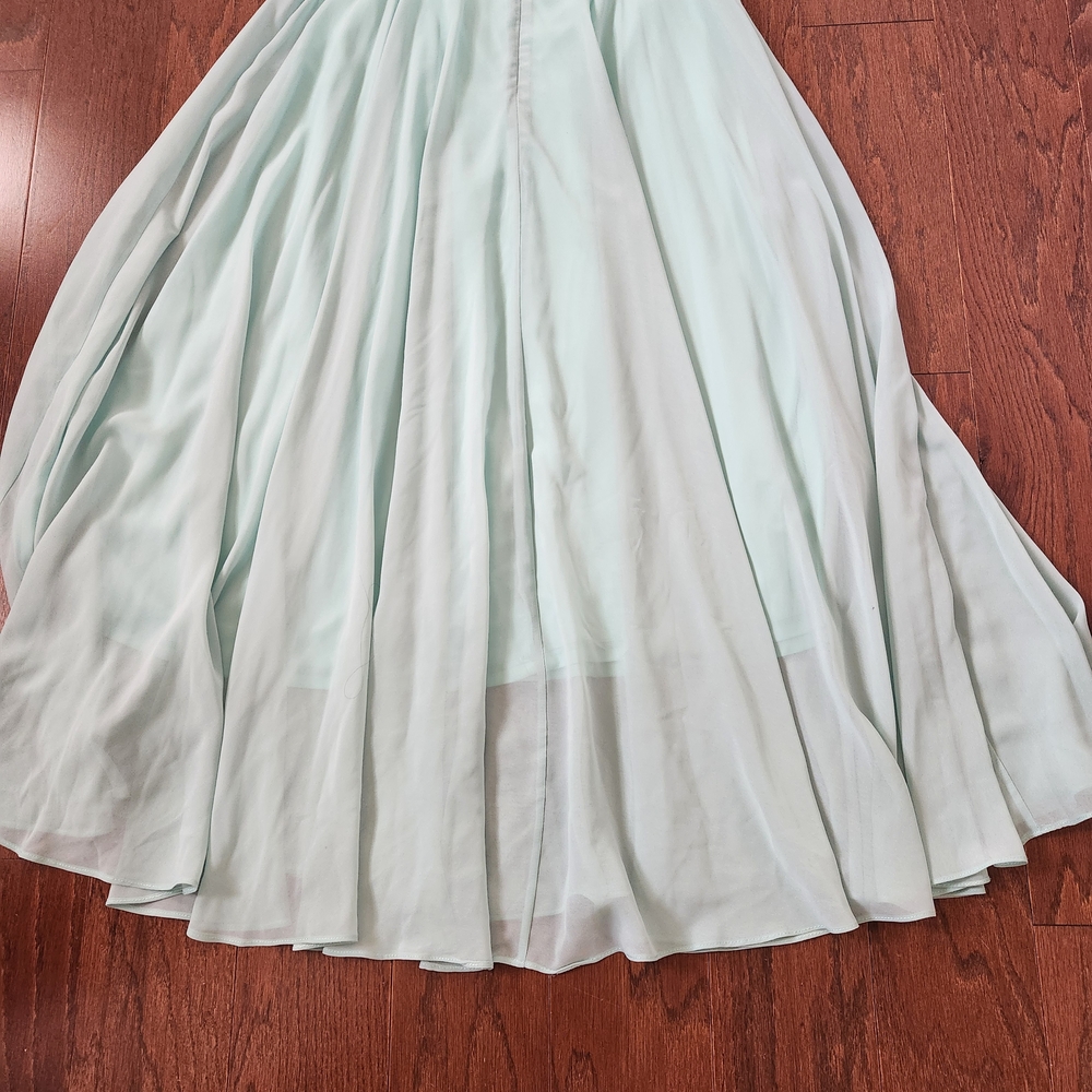 Chicwish Light Green Maxi Skirt XS